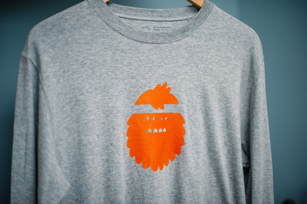 Bigfoot Long Sleeve Shirt in Gray