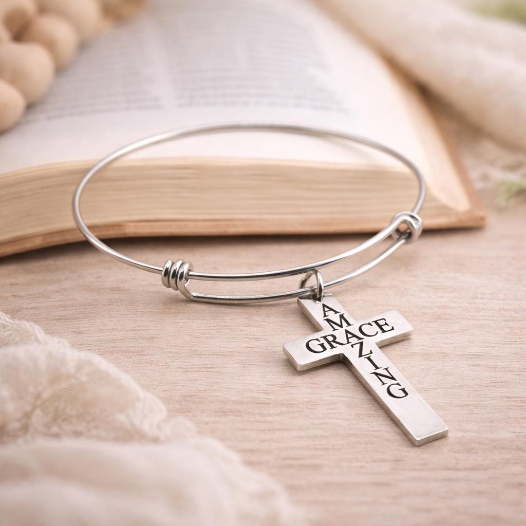 Isaiah 53:5 Engraved Scripture Bracelet